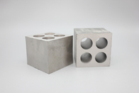 Custom-made Tungsten Heavy alloy blank Tungsten alloy workpiece Tungsten alloy square with hole